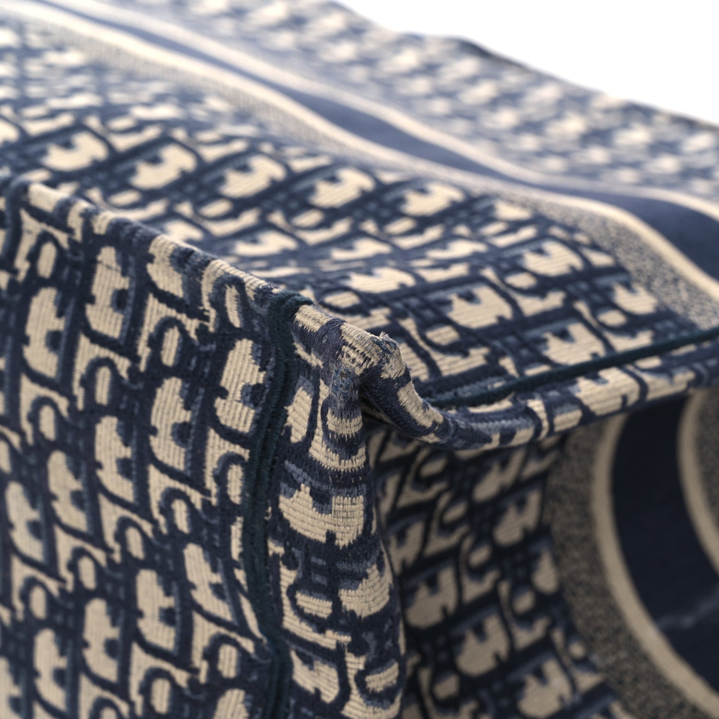 Oblique Large Book Tote Blue Multicolor