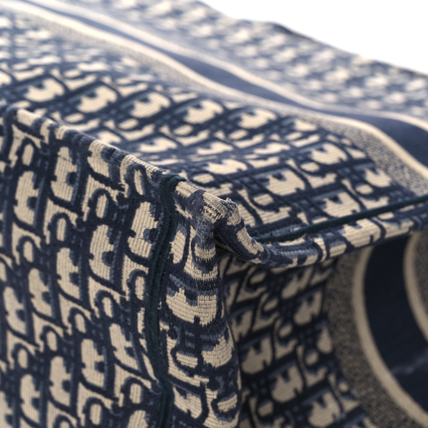 Christian Dior Oblique Large Book Tote Blue Multicolor 10 of 13