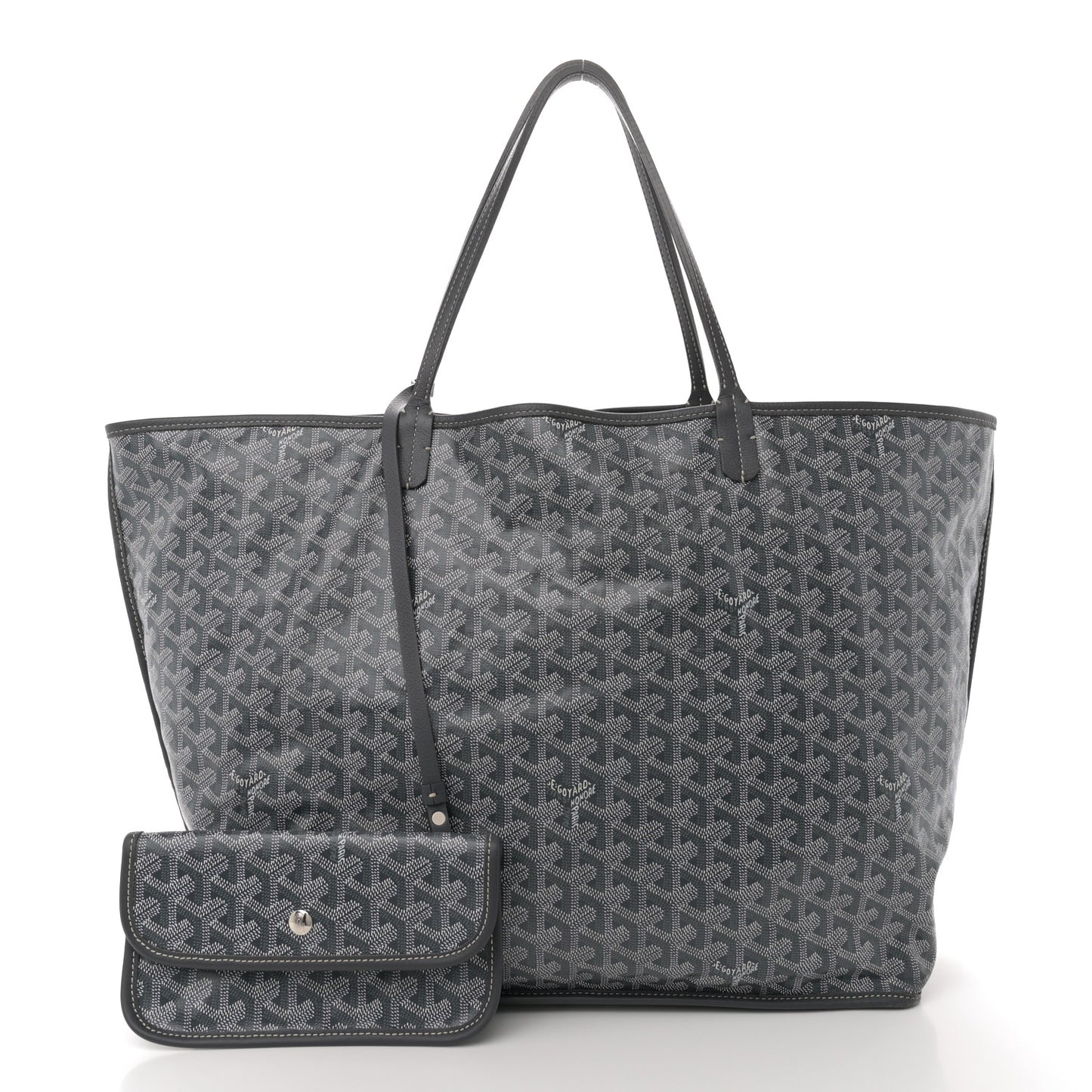Goyardine Reversible Anjou GM Grey