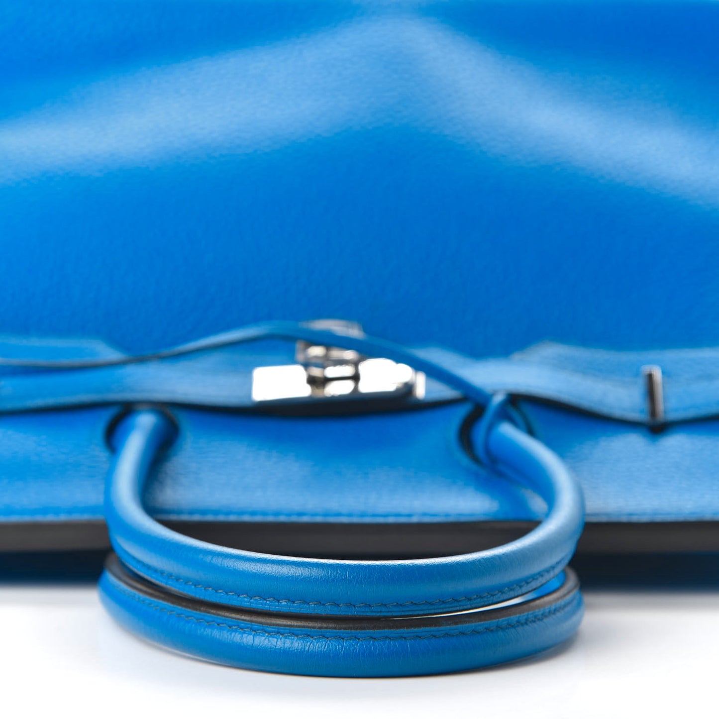 Taurillon Clemence Birkin 35 Bleu Hydra
