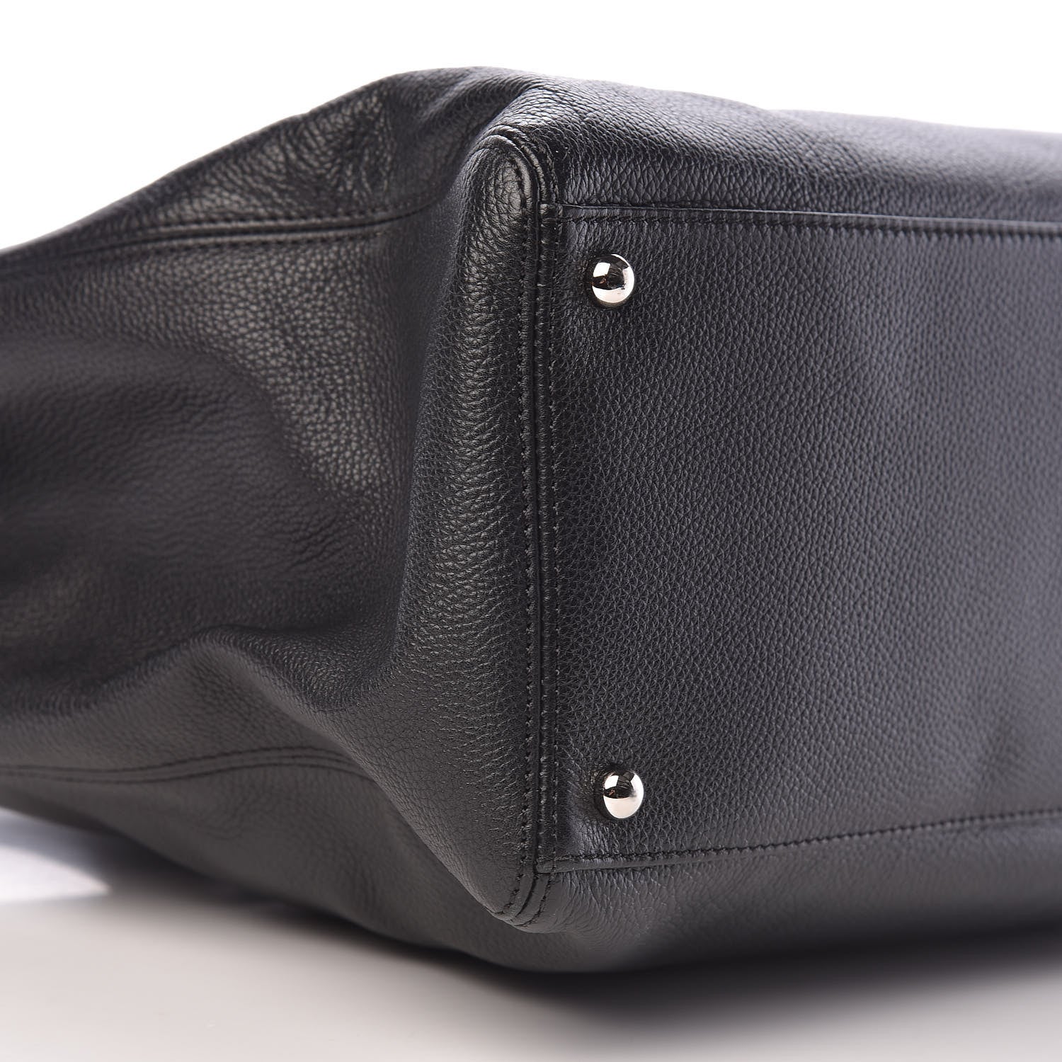 Chanel Calfskin Cerf Executive Shopper Tote Black 9 of 11