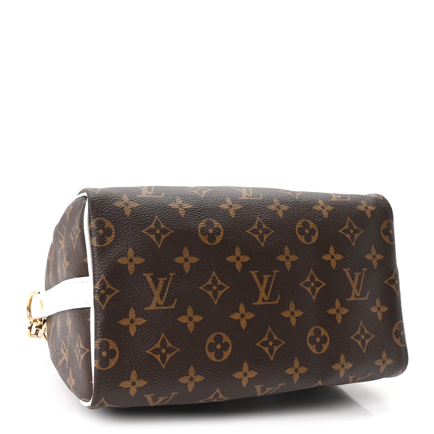 Monogram LV Match Speedy Bandouliere 25 White