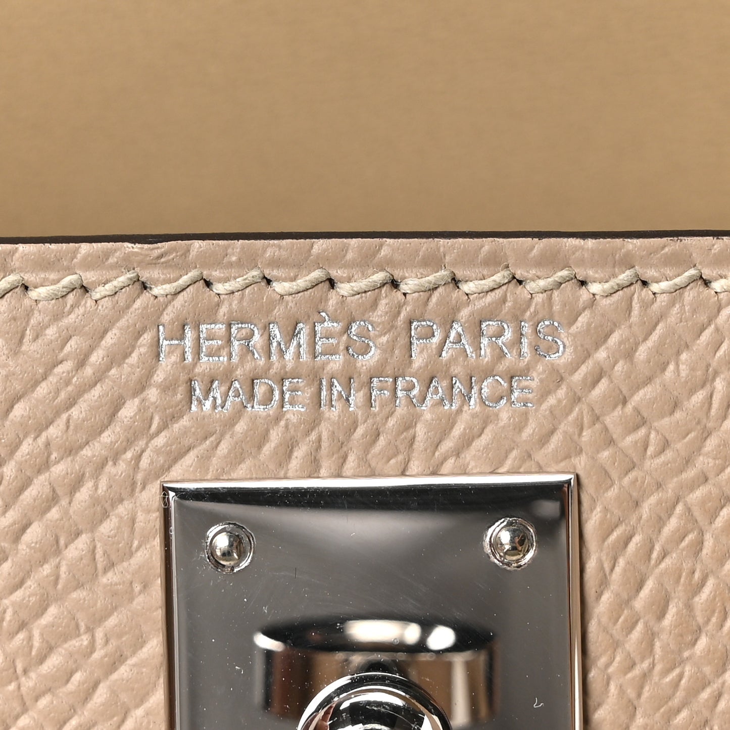 Epsom Tri-Color Mini Kelly Sellier 20 Trench Craie Etoupe