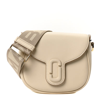 Marc Jacobs Calfskin Small The J Marc Saddle Cloud White 1 of 10