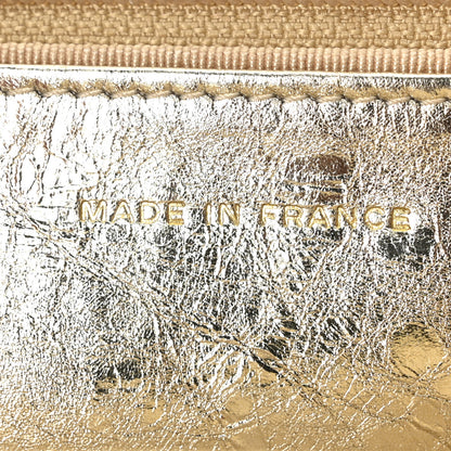 Chanel Metallic Aged Calfskin Quilted Reissue Wallet On Chain WOC Gold 7 of 11