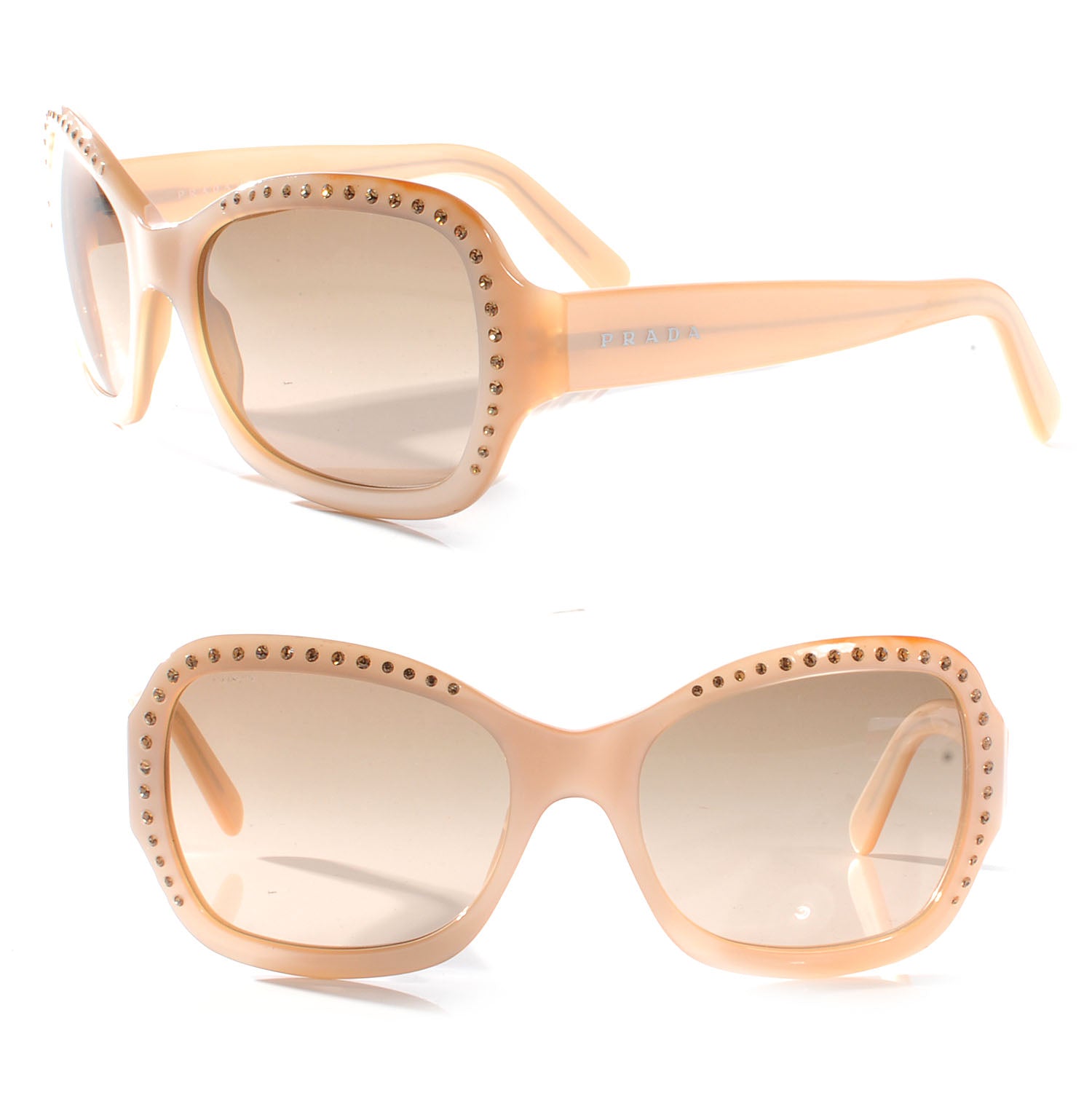 Prada Crystal Sunglasses SPR06F 1 of 5