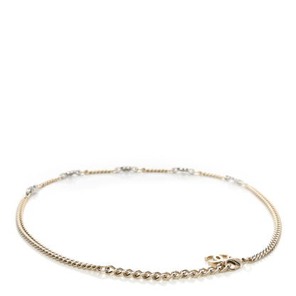 Chanel Crystal CC Chain Links Belt 80 Gold Silver 2 of 4