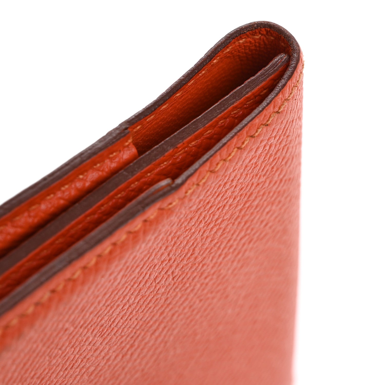 Hermes Epsom Guernesey Card Case Orange 14 of 17