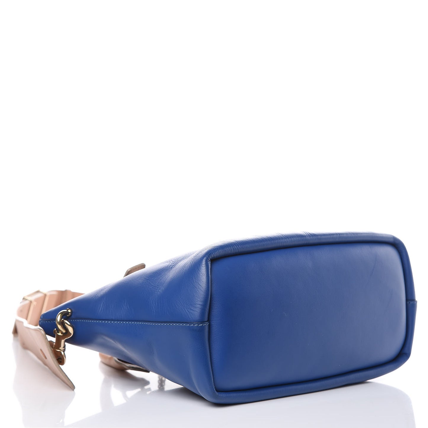 Smooth Calfskin Small Baylee Tote Sea Water