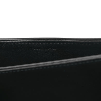 Celine Shiny Calfskin Besace Clea Chain Triomphe Black 7 of 9