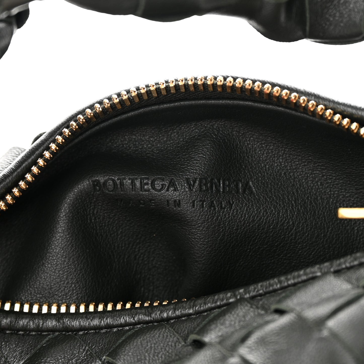 Nappa Intrecciato Mini Jodie Dark Moss