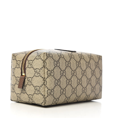Gucci Soft GG Supreme Monogram Calfskin Medium Ophidia Cosmetic Case Beige Ebony New Acero 2 of 7