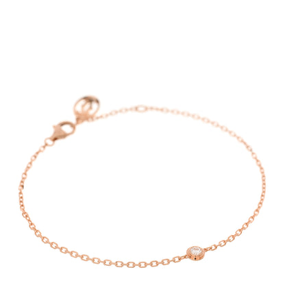 Cartier 18K Pink Gold Diamond SM D'Amour Bracelet 1 of 4