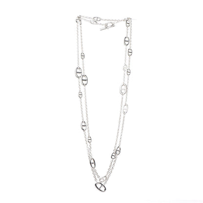 Hermes Sterling Silver Farandole Necklace 120 3 of 6