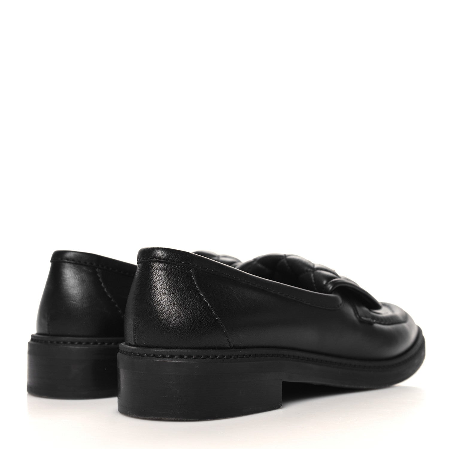 Chanel Lambskin Quilted CC Turnlock Loafers 39.5 Black 5 of 10