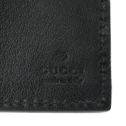 Gucci Plutone Calfskin Logo Bi-Fold Wallet Black 6 of 8