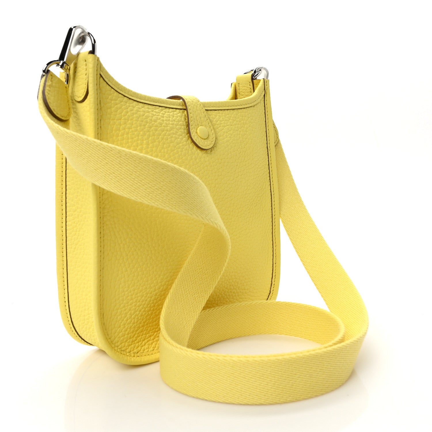 Hermes Taurillon Clemence Evelyne TPM Limoncello 3 of 9