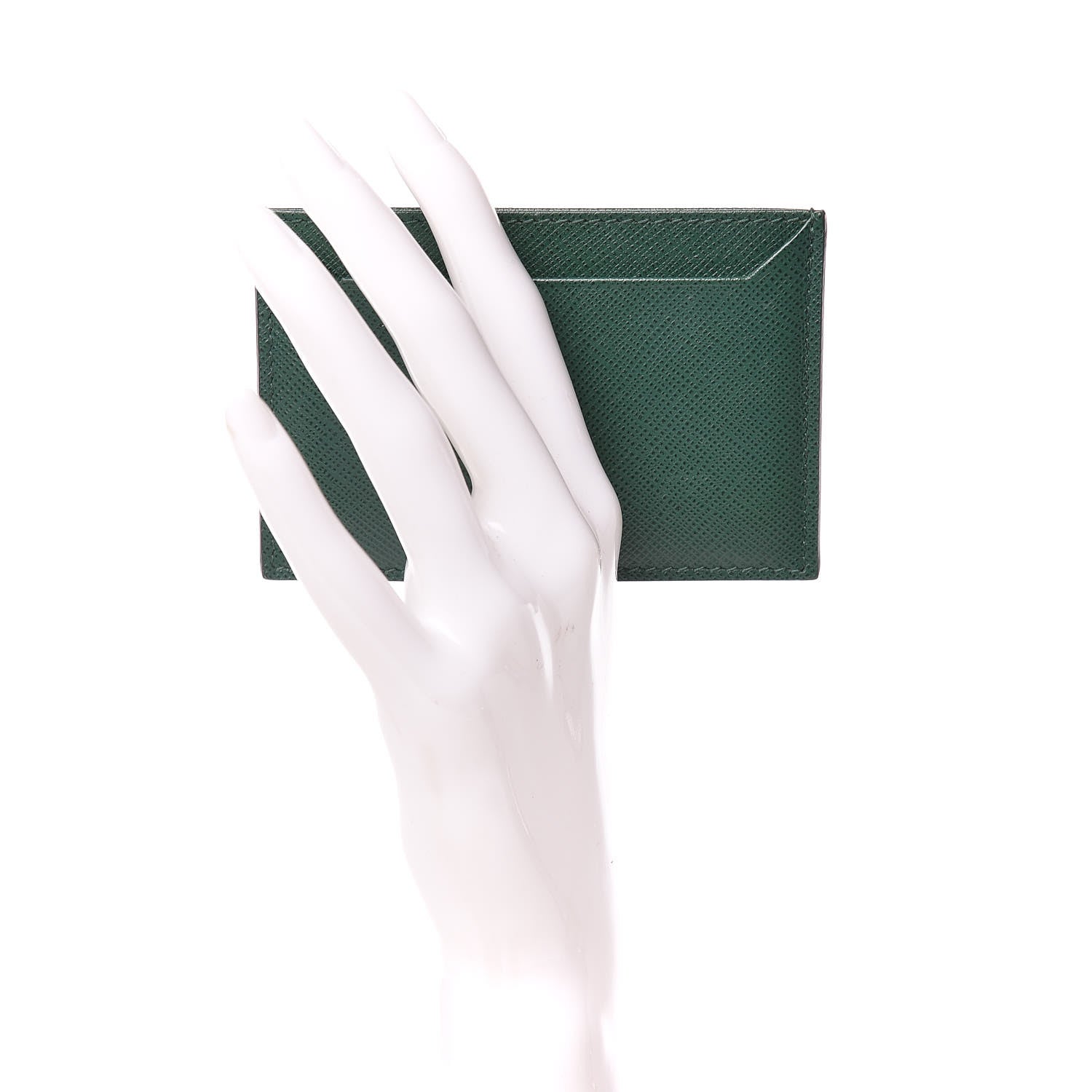 Prada Saffiano Card Case Biliardo 2 of 9