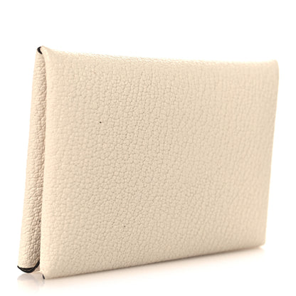 Hermes Chevre Mysore Calvi Card Case Nata 3 of 6