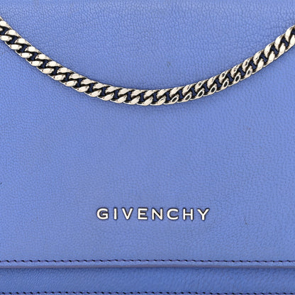 Givenchy Sugar Goatskin Pandora Chain Wallet Blue 10 of 15