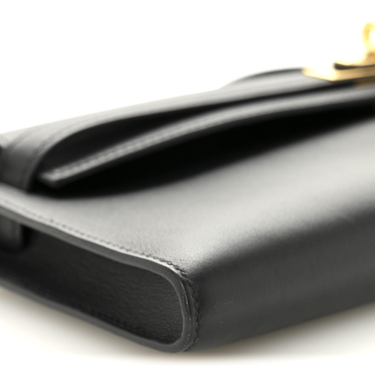 Swift Kelly Cut Clutch Pochette Black