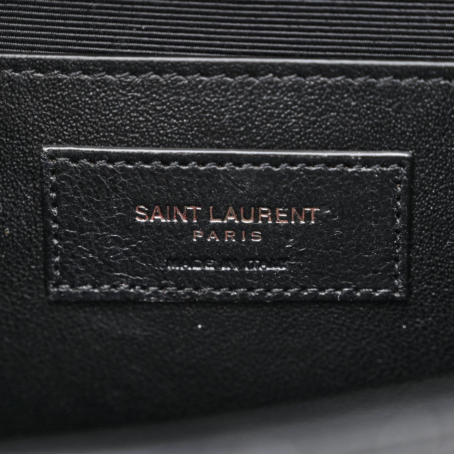 Saint Laurent Grain De Poudre Textured Mixed Matelasse Triquilt Medium Monogram Monochrome Satchel Black 6 of 11
