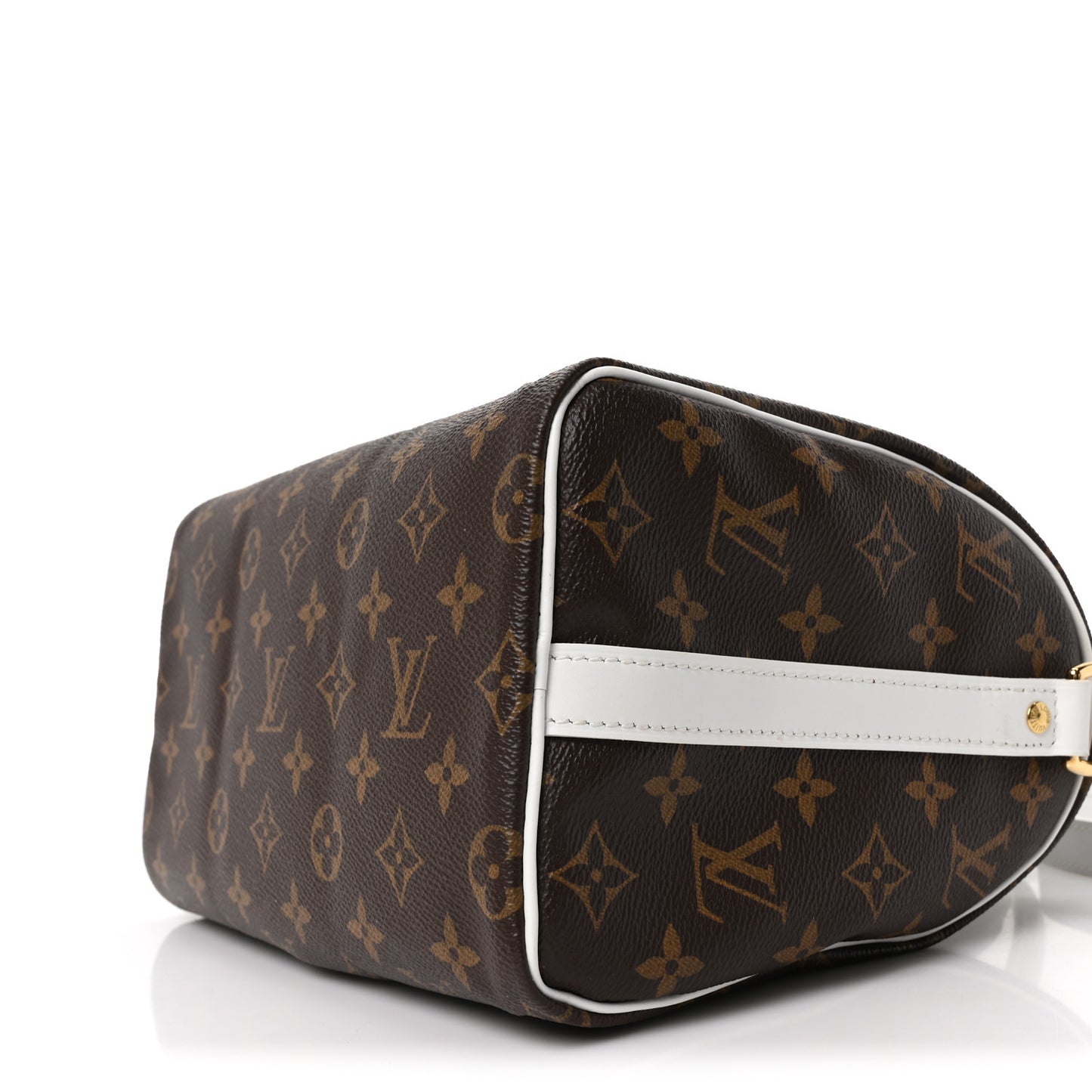 Monogram LV Match Speedy Bandouliere 25 White