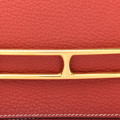 Hermes Taurillon Clemence Sac Roulis 23 Sanguine 9 of 9