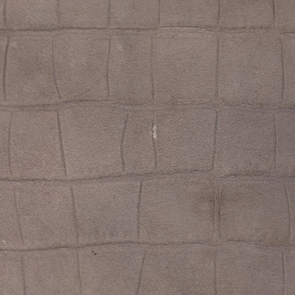 Celine Crocodile Embossed Nubuck Medium Trapeze Grey 18 of 24