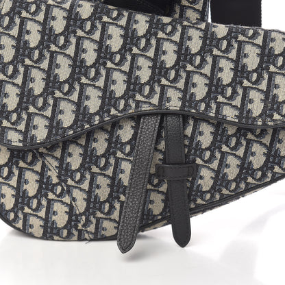 Christian Dior Oblique Mens Saddle Bag Blue 9 of 9