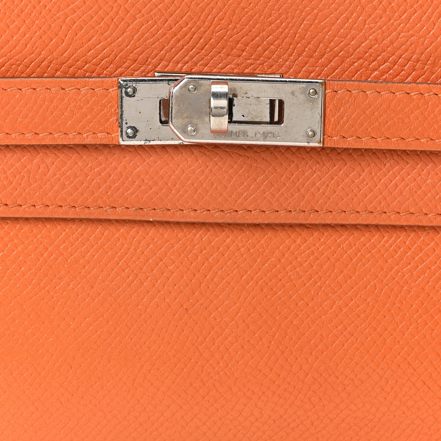 Epsom Kelly Longue Wallet Orange