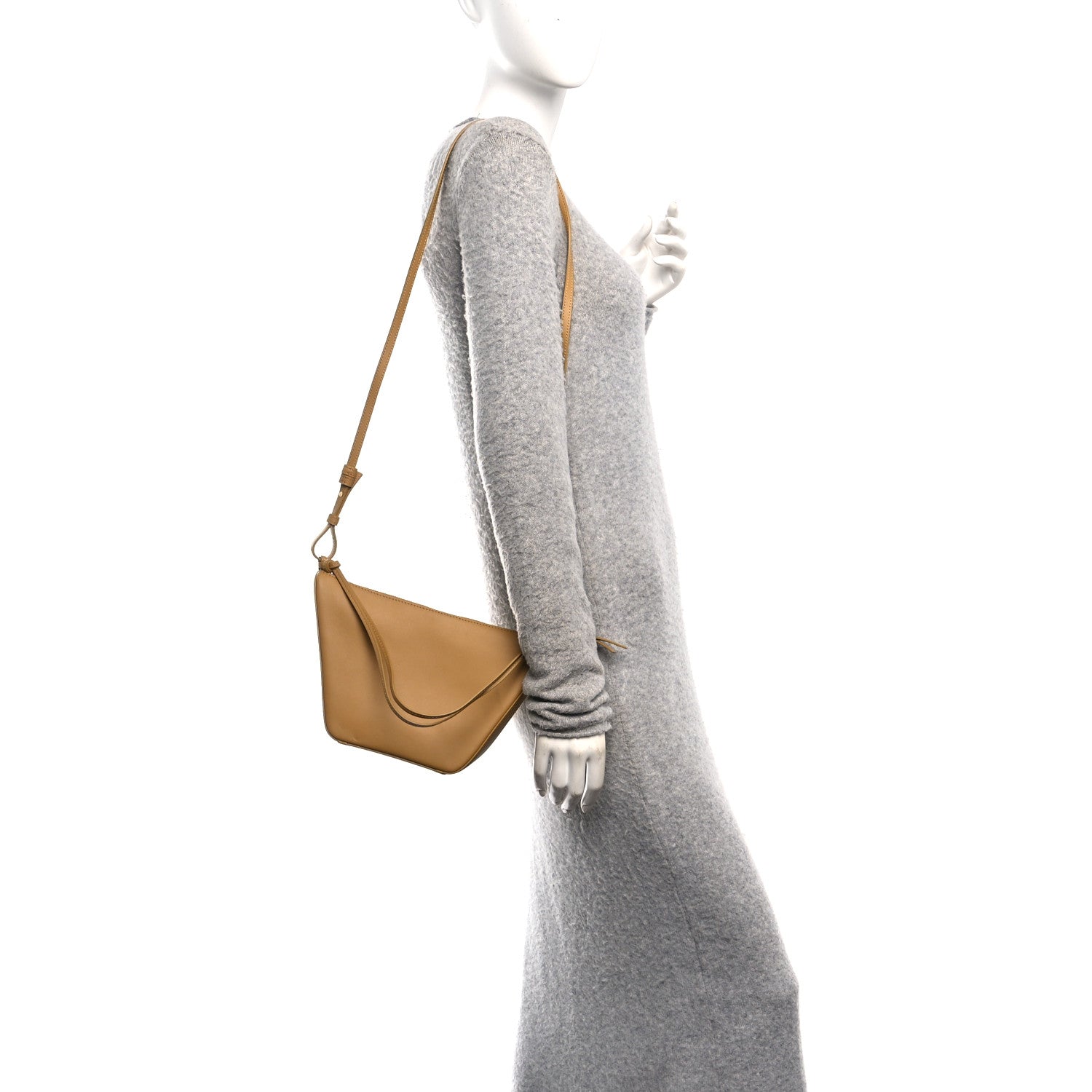 Loewe Calfskin Mini Hammock Hobo Sahara 2 of 12