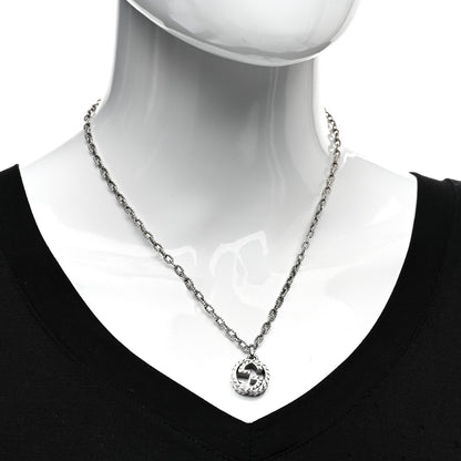Gucci Sterling Silver Interlocking G Pendant Necklace 2 of 4