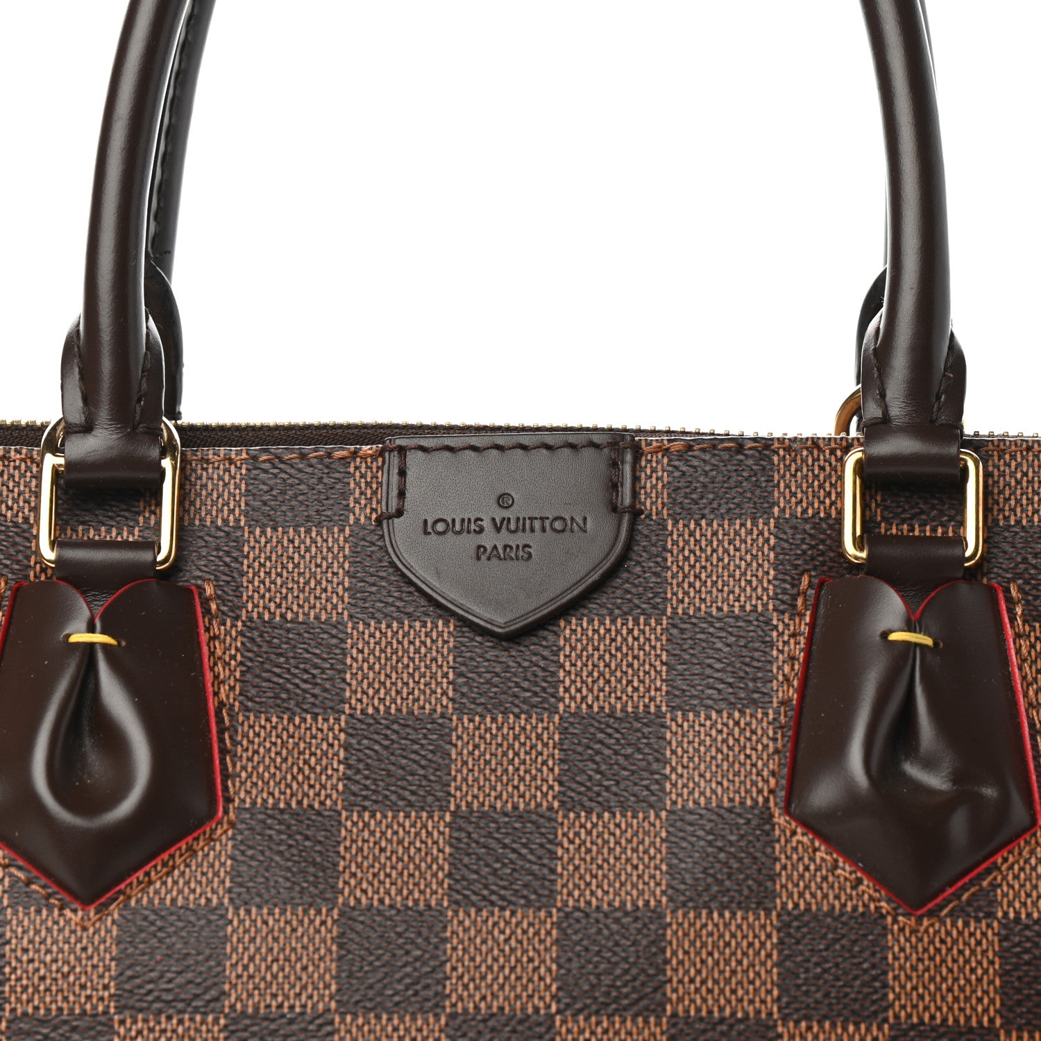 Louis Vuitton Damier Ebene Caissa Tote PM Cherry 10 of 10