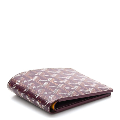 Goyard Goyardine Bi-Fold Victoire PM Wallet Burgundy 4 of 6