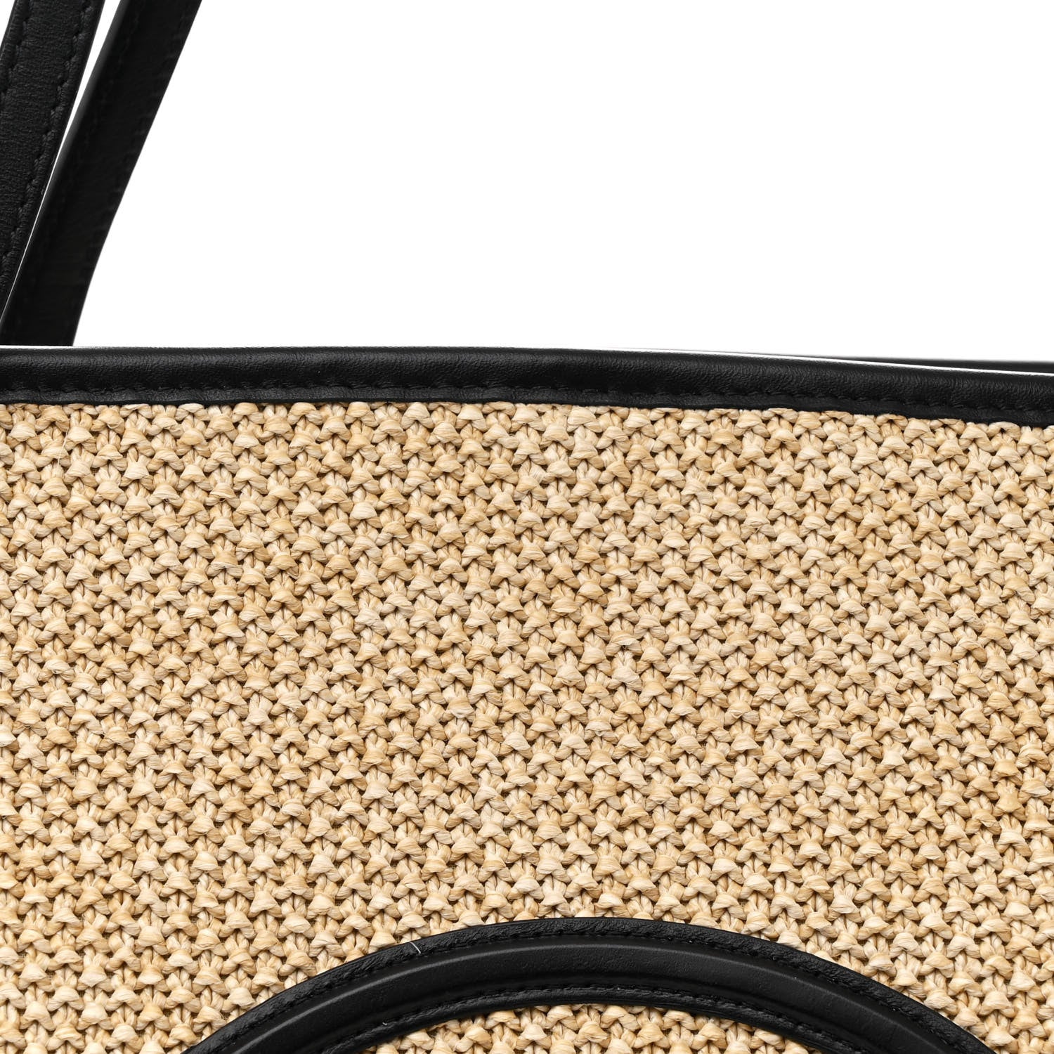 Louis Vuitton Raffia Saint Jacques Tote Black 9 of 12