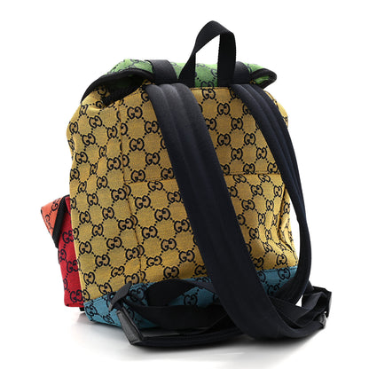 Gucci Monogram Multicolor Retro Interlocking G Utility Pocket Backpack Multicolor 3 of 10