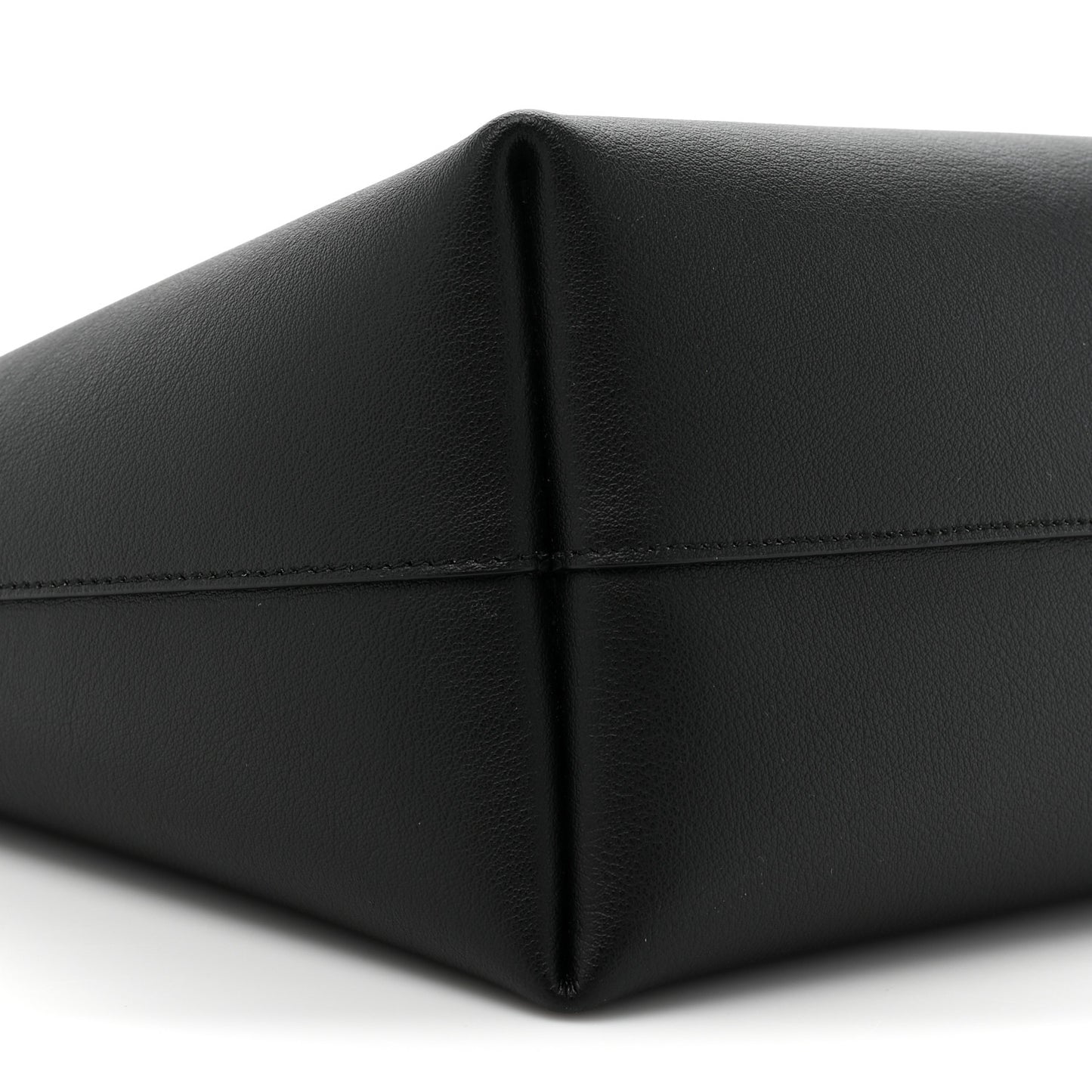 Calfskin Large Shopping Tote Black