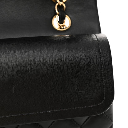 Chanel Lambskin Quilted Medium Double Flap Black 8 of 14