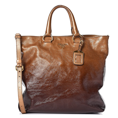 Prada Vernice Sfumata Tote Blond Mordore 1 of 22