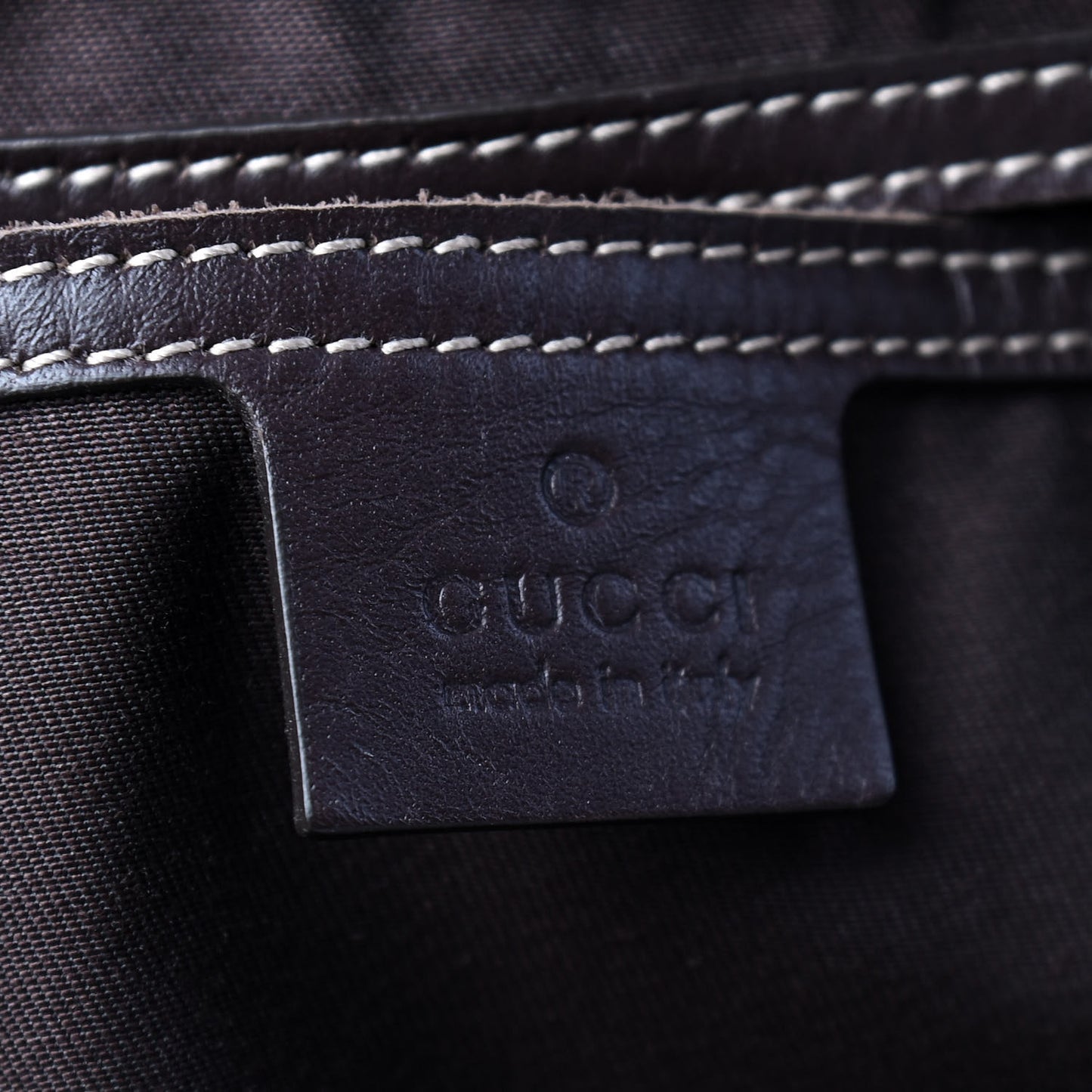 GG Plus Monogram Large Joy Boston Dark Brown