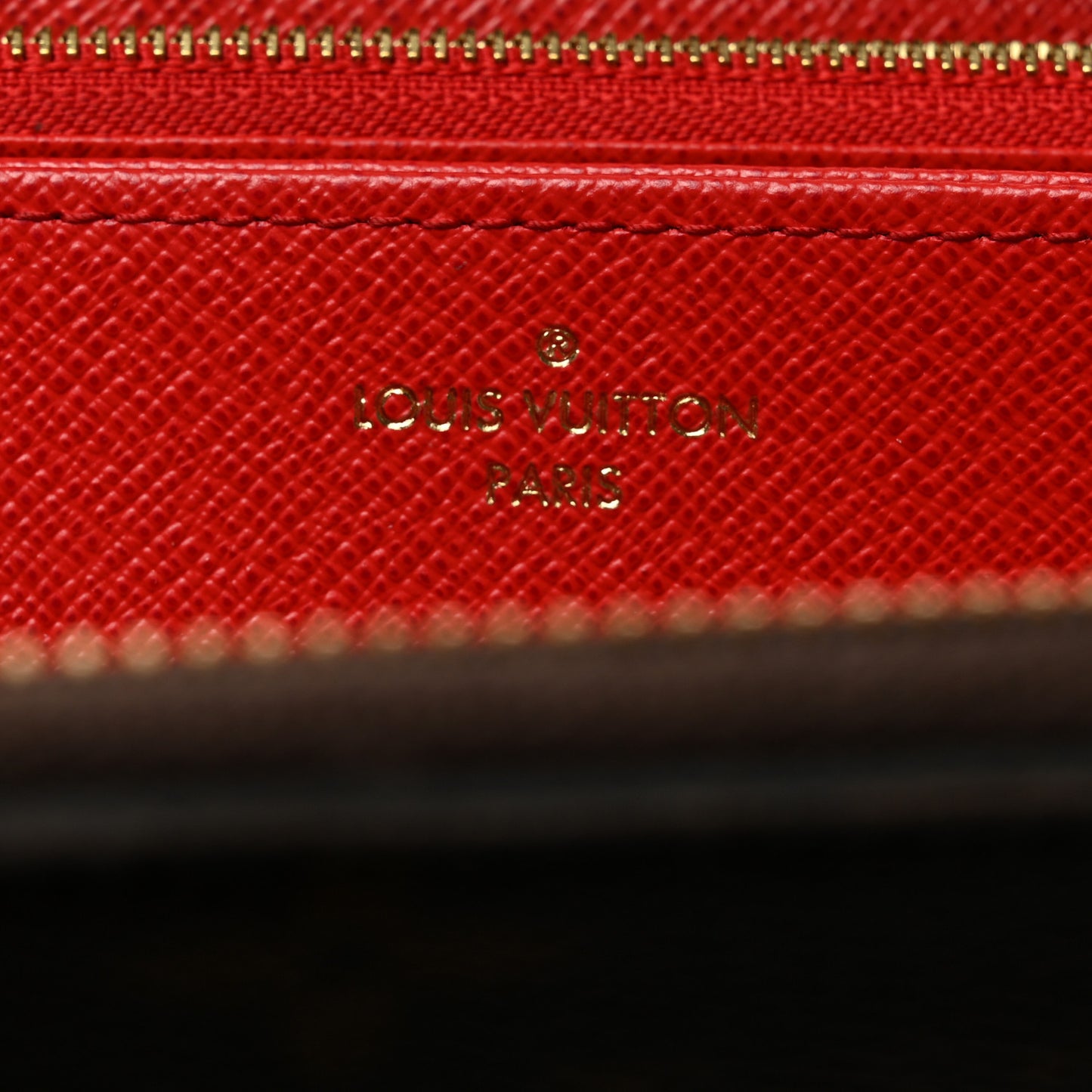 Monogram Zippy Wallet Coquelicot