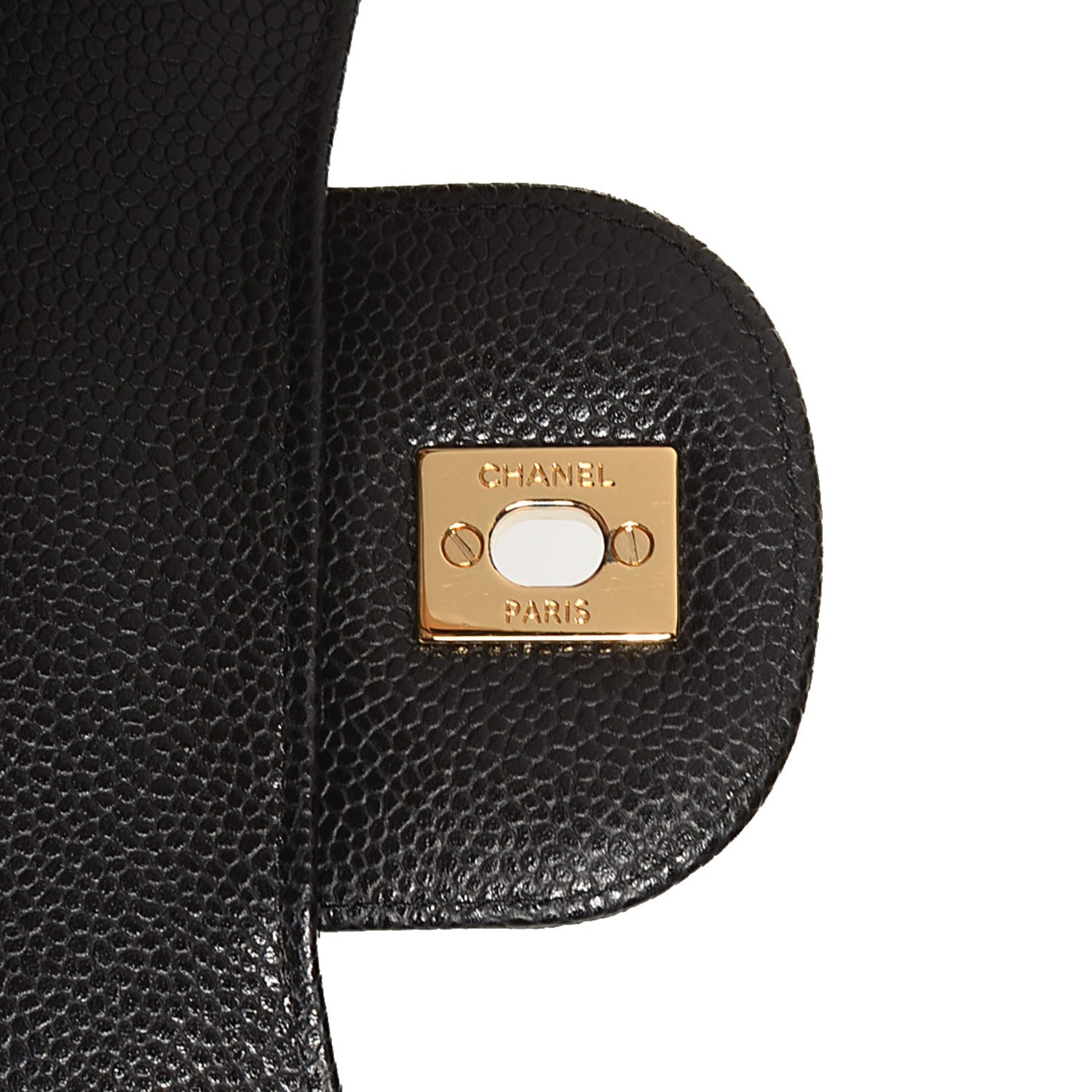 Chanel Caviar Quilted Jumbo Double Flap Black 8 of 9