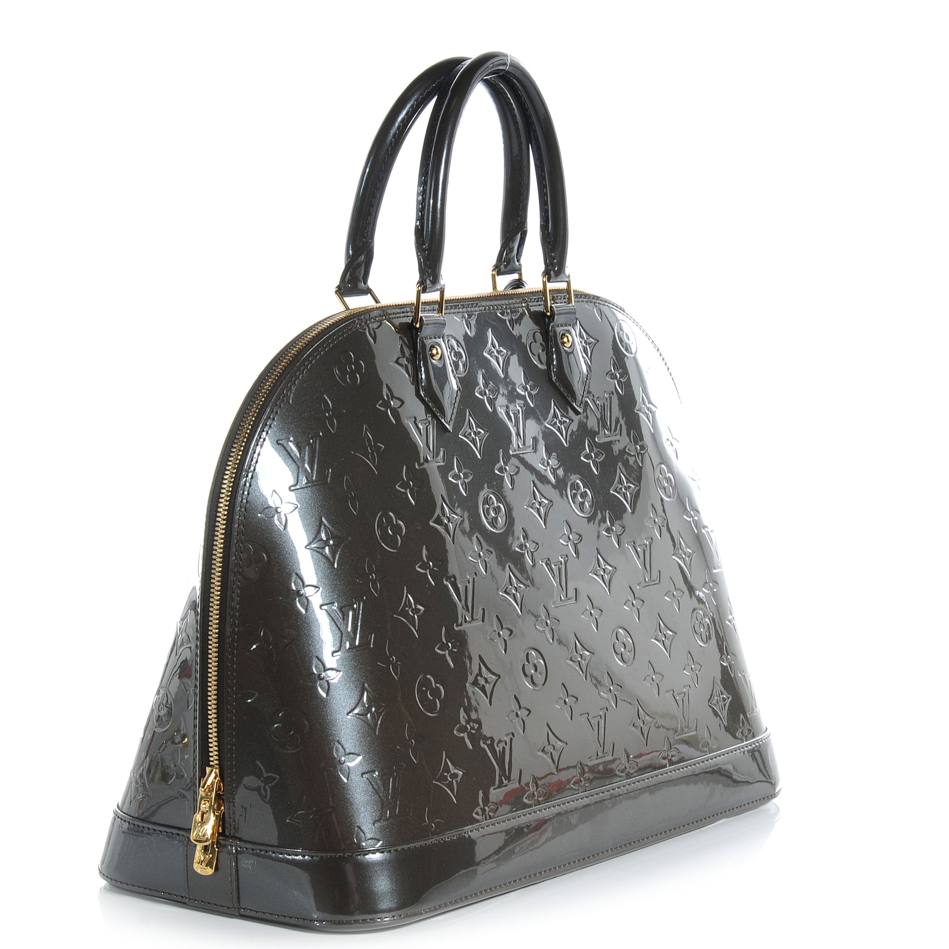 Louis Vuitton Vernis Alma GM Vert Bronze 3 of 8