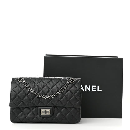 Chanel Aged Calfskin Quilted 2.55 Reissue 225 Flap Black 11 of 11