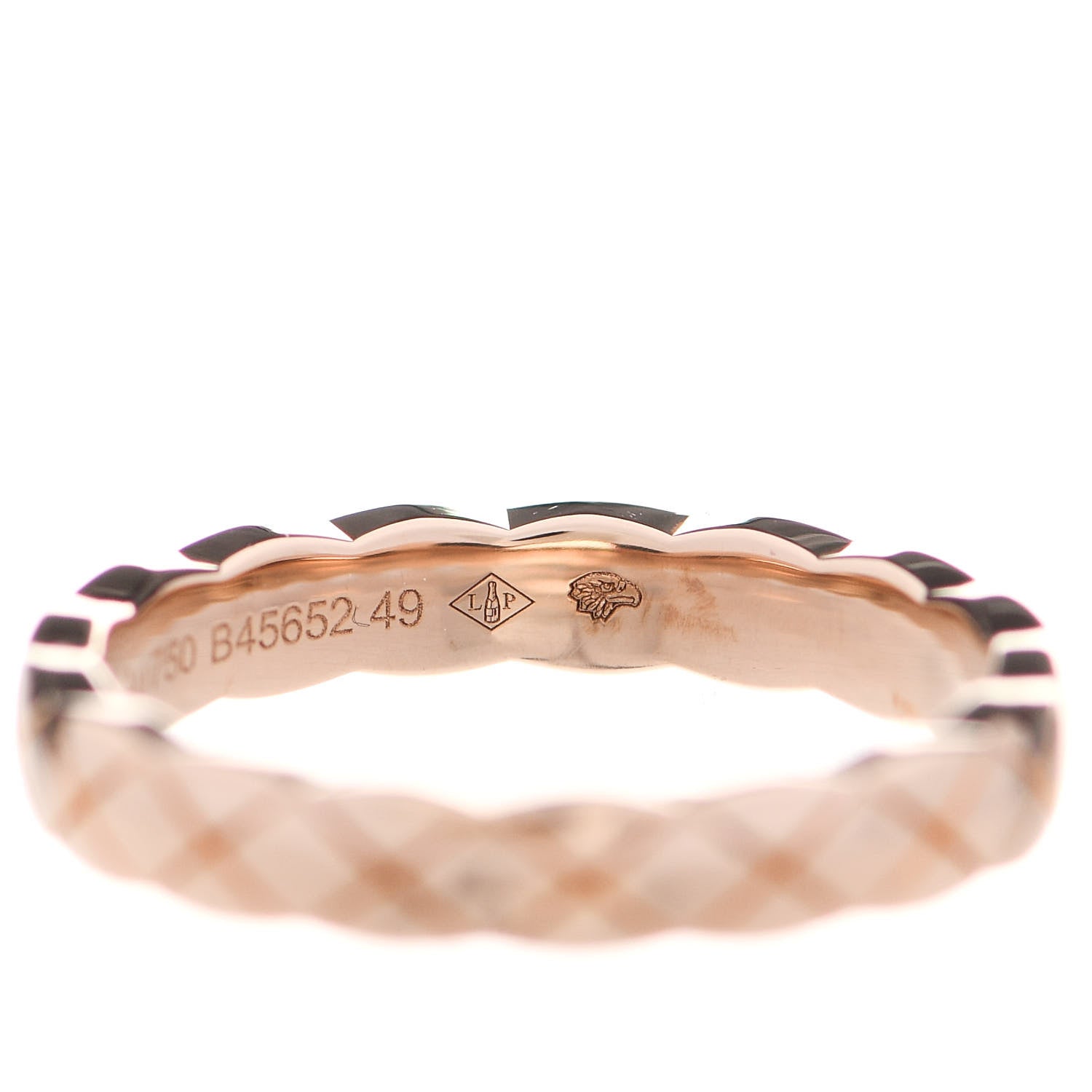 Chanel 18K Beige Gold Mini Coco Crush Ring 49 4.75 5 of 7