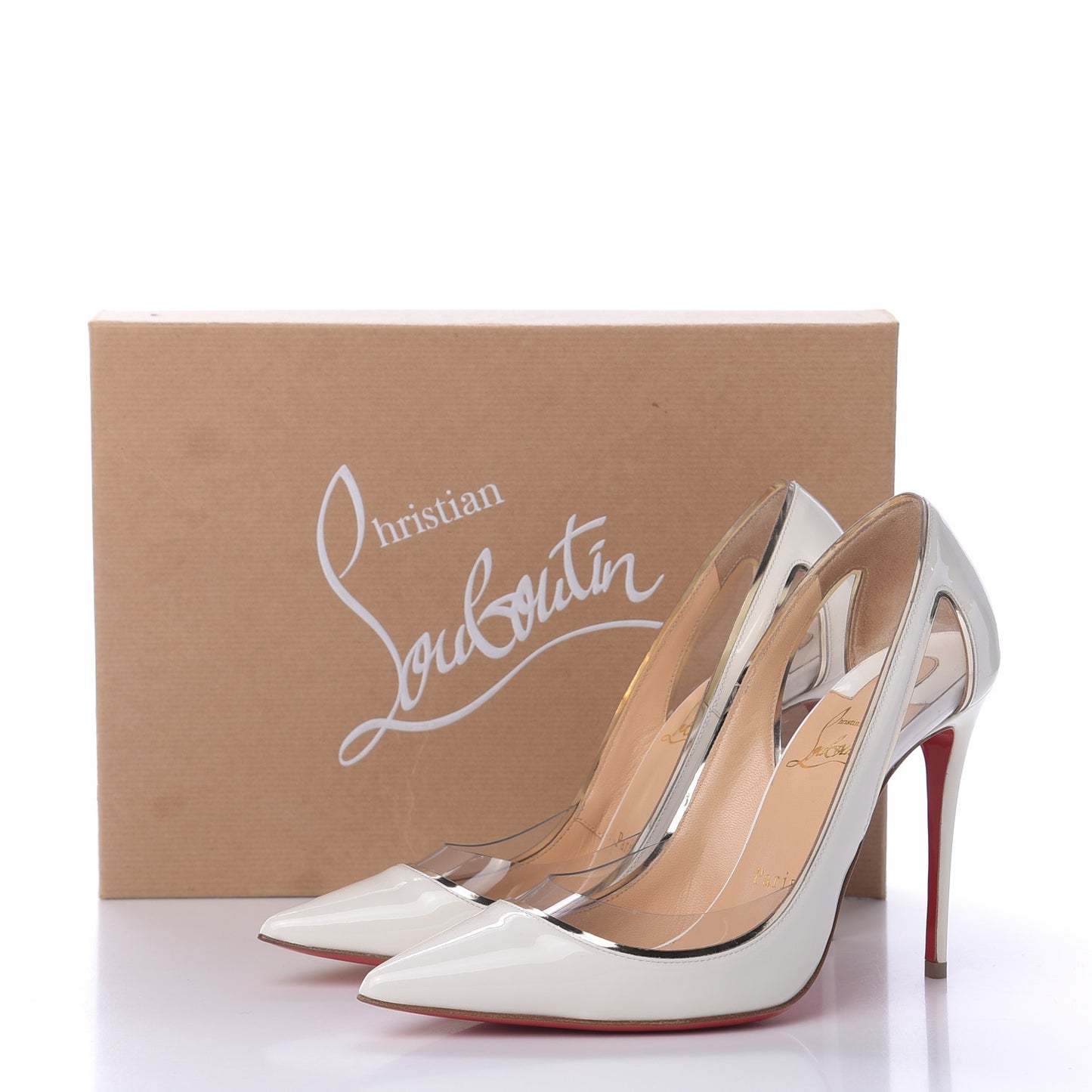 Patent PVC Specchio Cosmo 554 100 Pumps 36.5 Snow