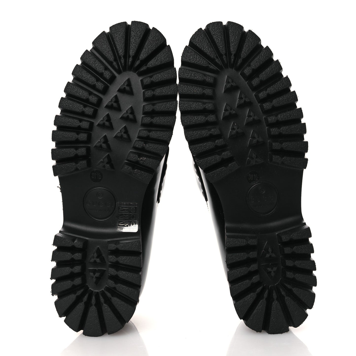 Cordovan Lux Womens Horsebit 45mm Platform Loafers 38.5 Black