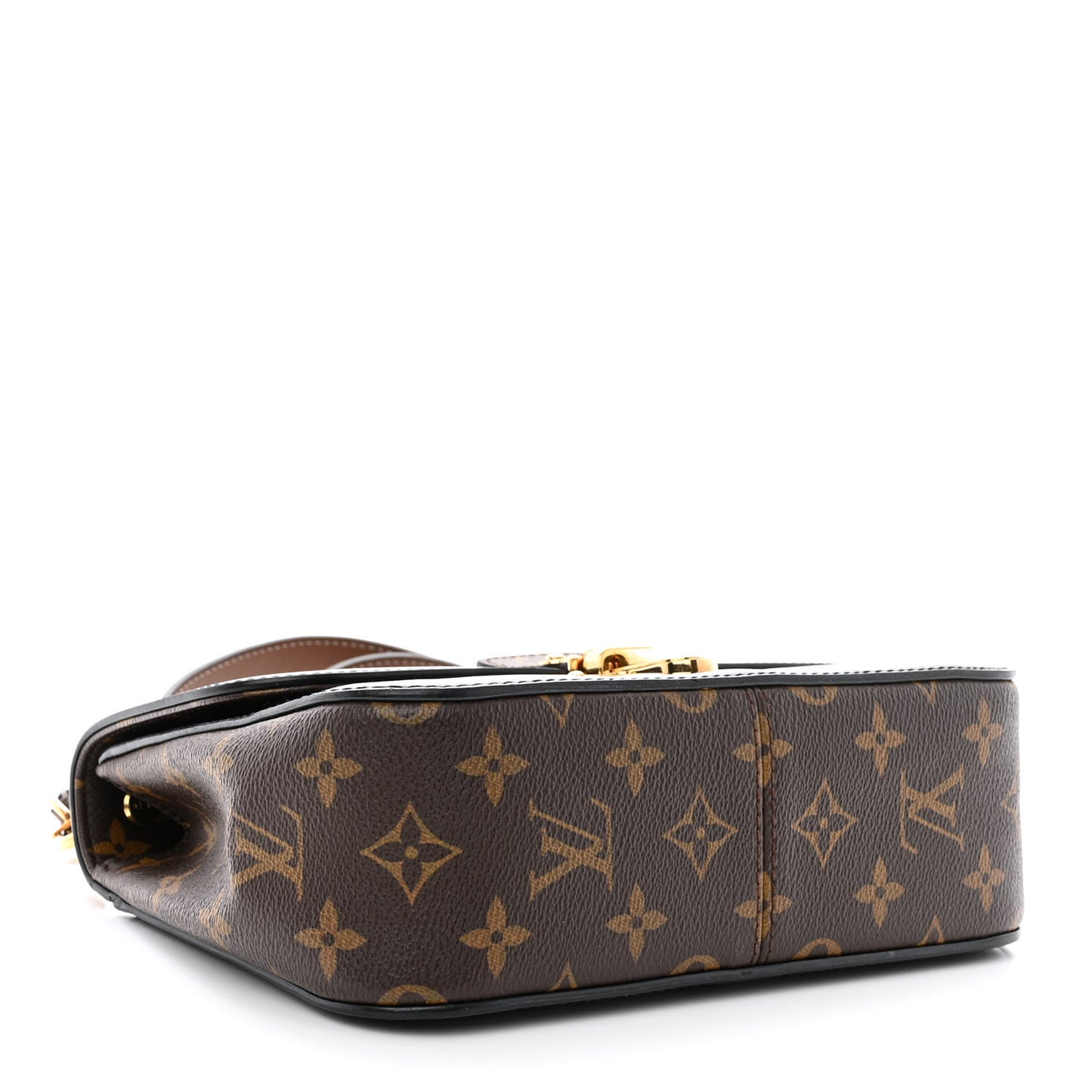 Patent Calfskin Monogram Cherrywood PM Black