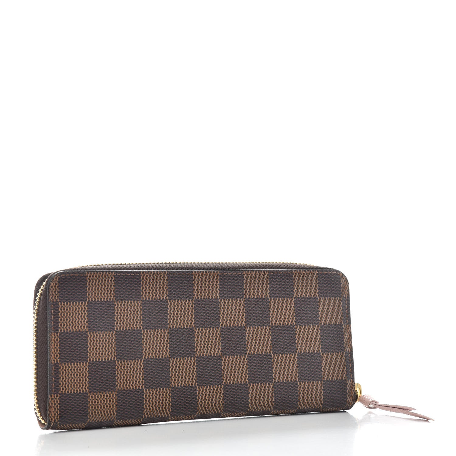 Louis Vuitton Damier Ebene Clemence Wallet Rose Ballerine 3 of 6